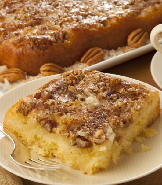 Pecan Upside Down Cake – Cookingvio.com